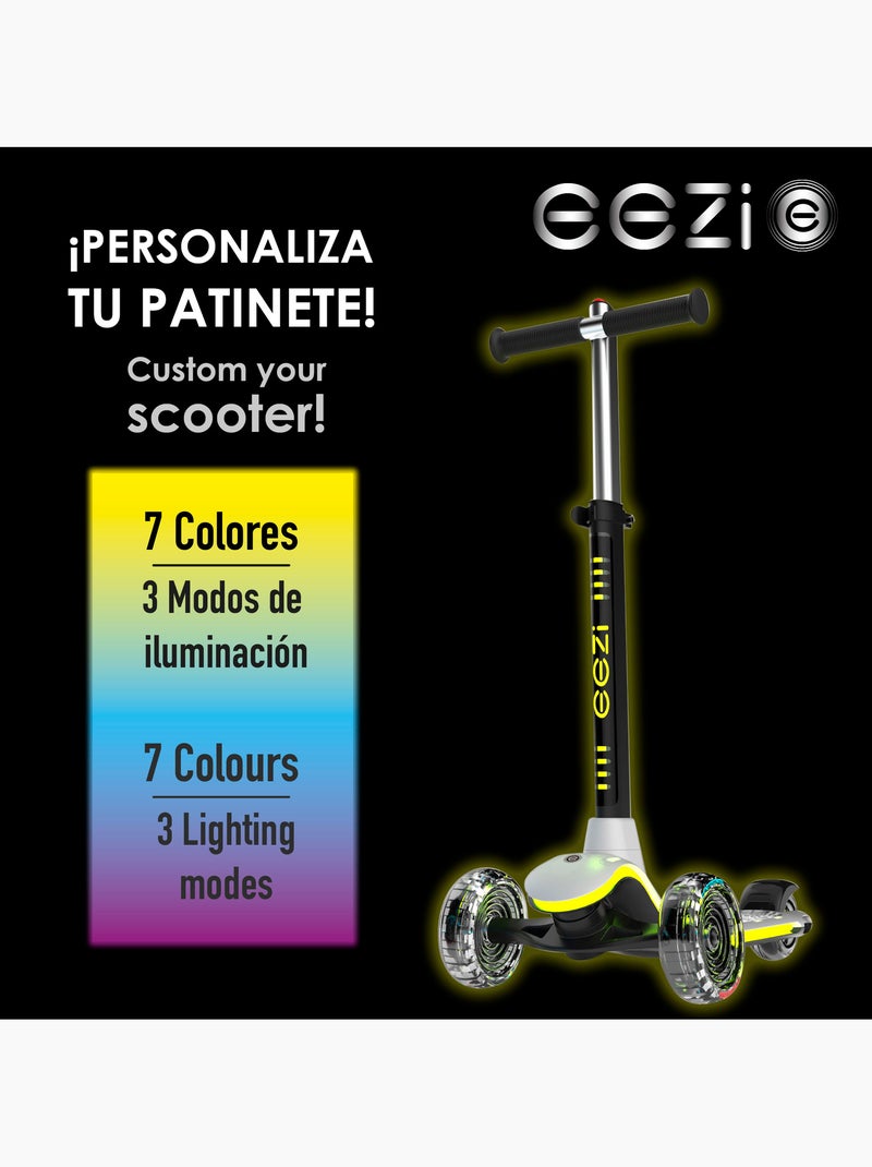 Scooter à 3 roues avec lumières personnalisables eezi N/A - Kiabi