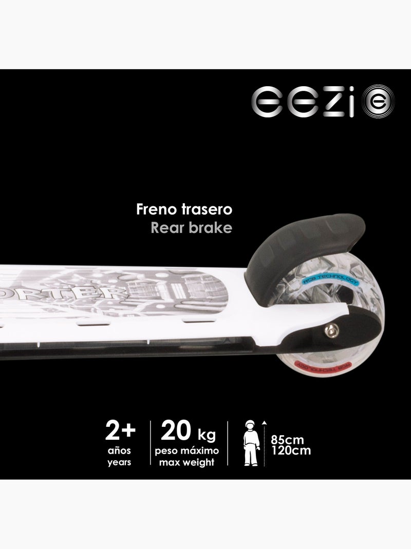 Scooter à 3 roues avec lumières personnalisables eezi N/A - Kiabi
