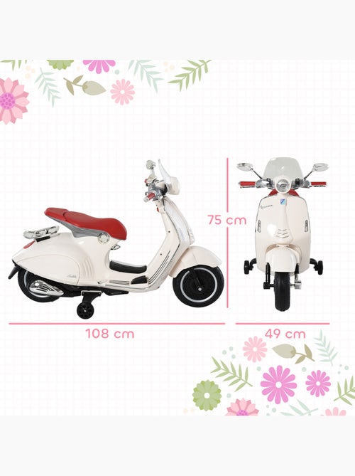 Scooter électrique enfant vespa - Kiabi
