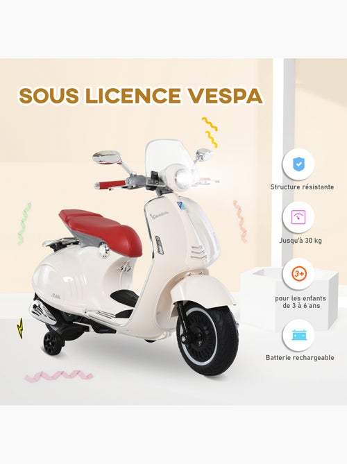 Scooter électrique enfant vespa - Kiabi