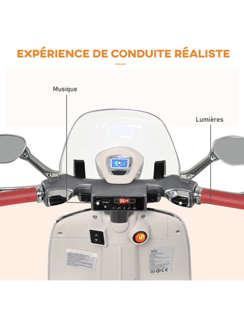 Scooter électrique enfant vespa - Kiabi