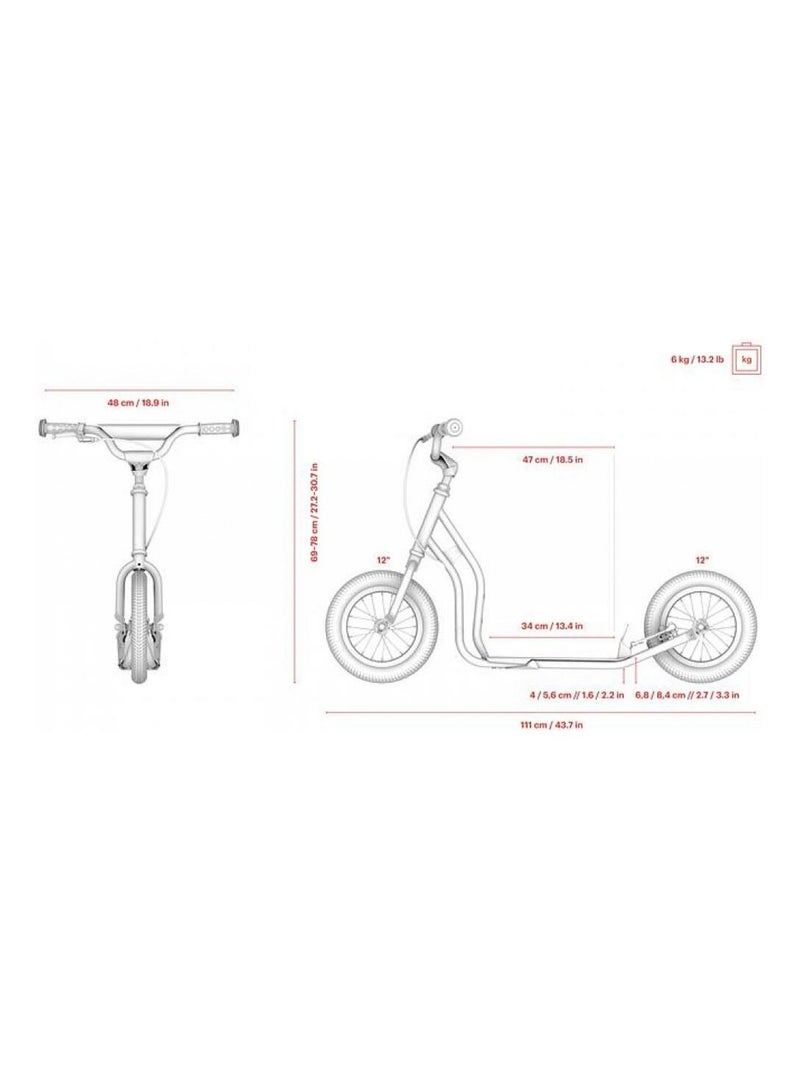 Scooter Junior Mau Bleu 'Yedoo' Bleu - Kiabi