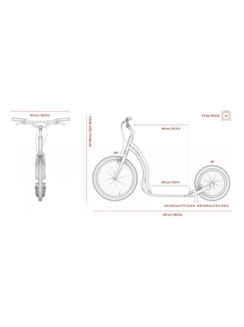 Scooter Rodstr Blanc 'Yedoo' - Kiabi