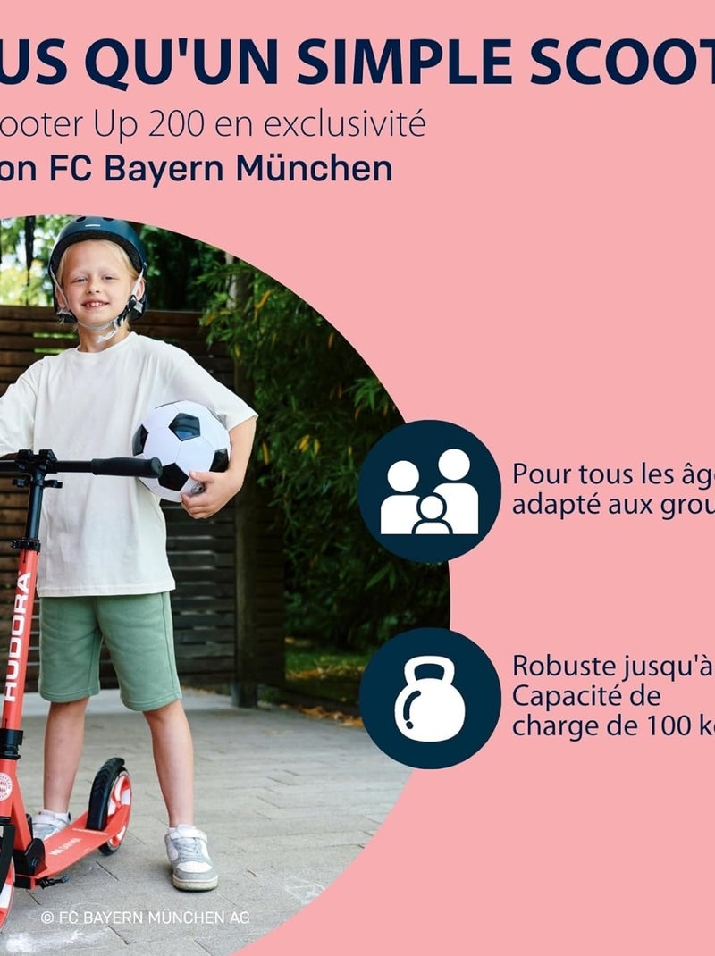Scooter Up 200 FC Bayern München Rouge - Kiabi