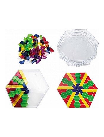 Scope - ensemble de 600 pièces transparentes en couleur - set de classe - jeu Montessori