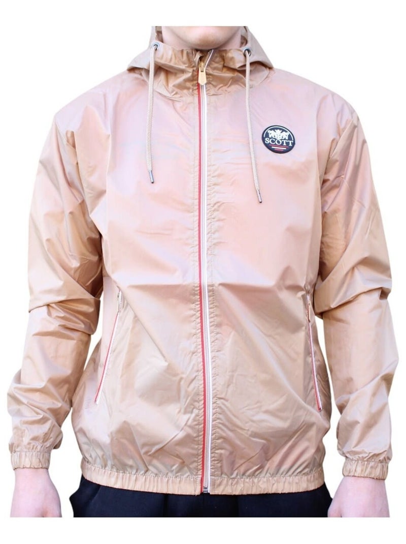 Scott - Veste imprimé Scott Beige - Kiabi