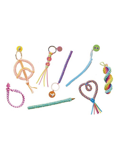 Scoubidous Peace and Love à créer - Kiabi