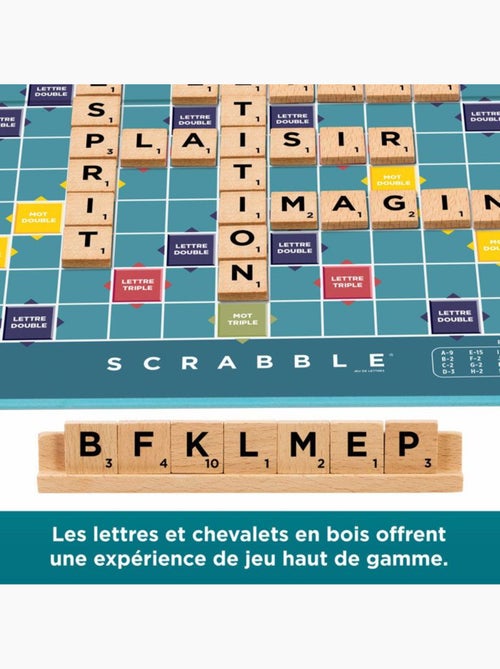 Scrabble classique - 2 en 1 - mattel games - jgr63 - Kiabi