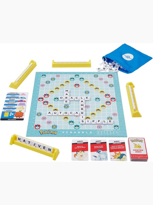 Scrabble Pokémon - Mattel Games - Kiabi