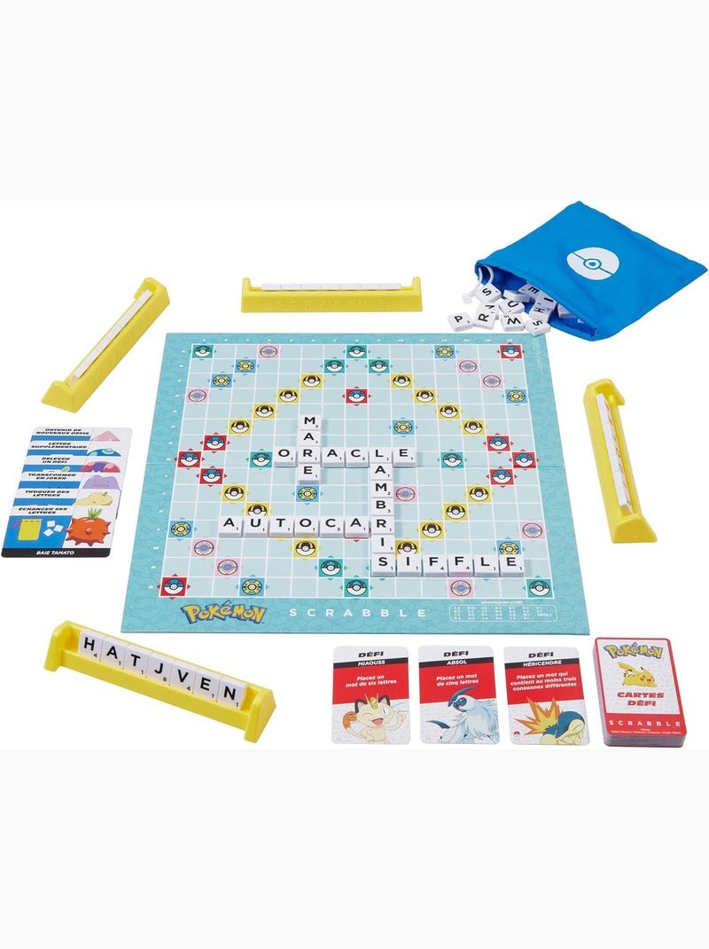 Scrabble Pokémon - Mattel Games Multicolore - Kiabi