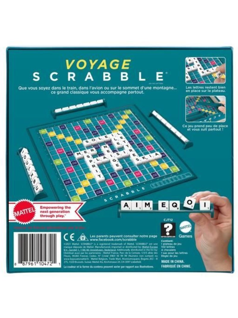 Scrabble Voyage Vert - Kiabi