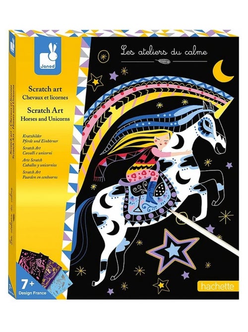 Scratch Art - Chevaux et licornes - Kiabi