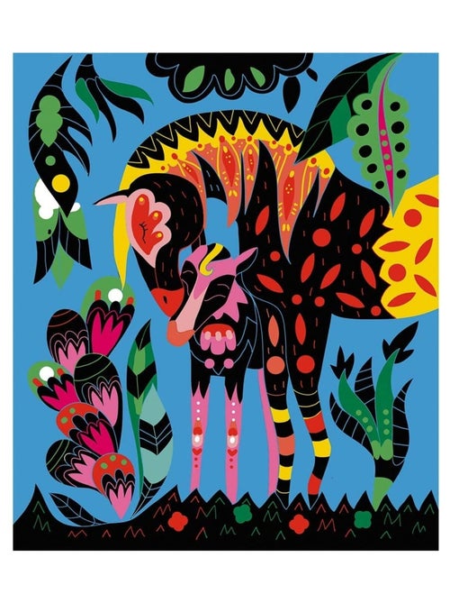 Scratch Art - Chevaux et licornes - Kiabi