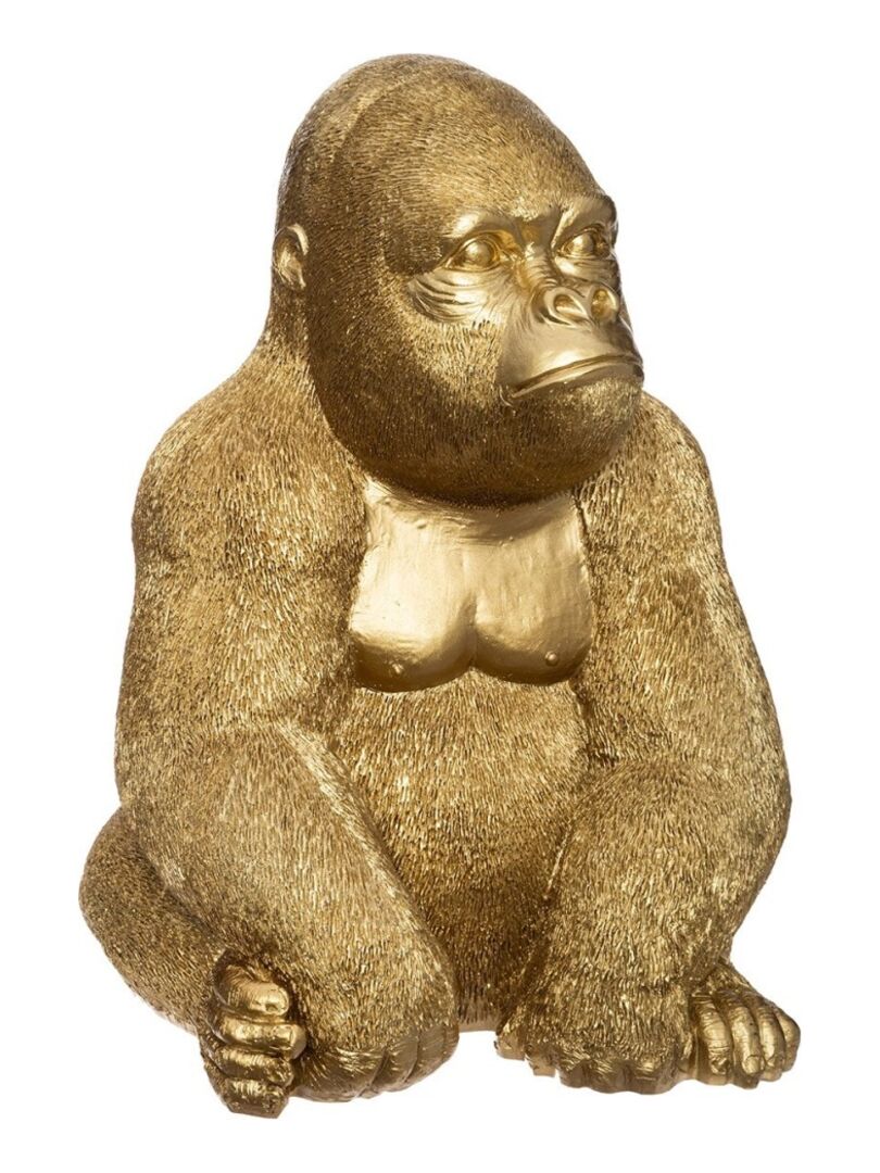 Sculpture gorille or 22 cm Doré/or - Kiabi