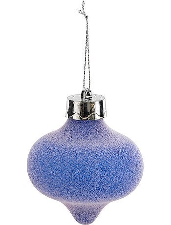 Sdn plast oignon floq bleu 8cm