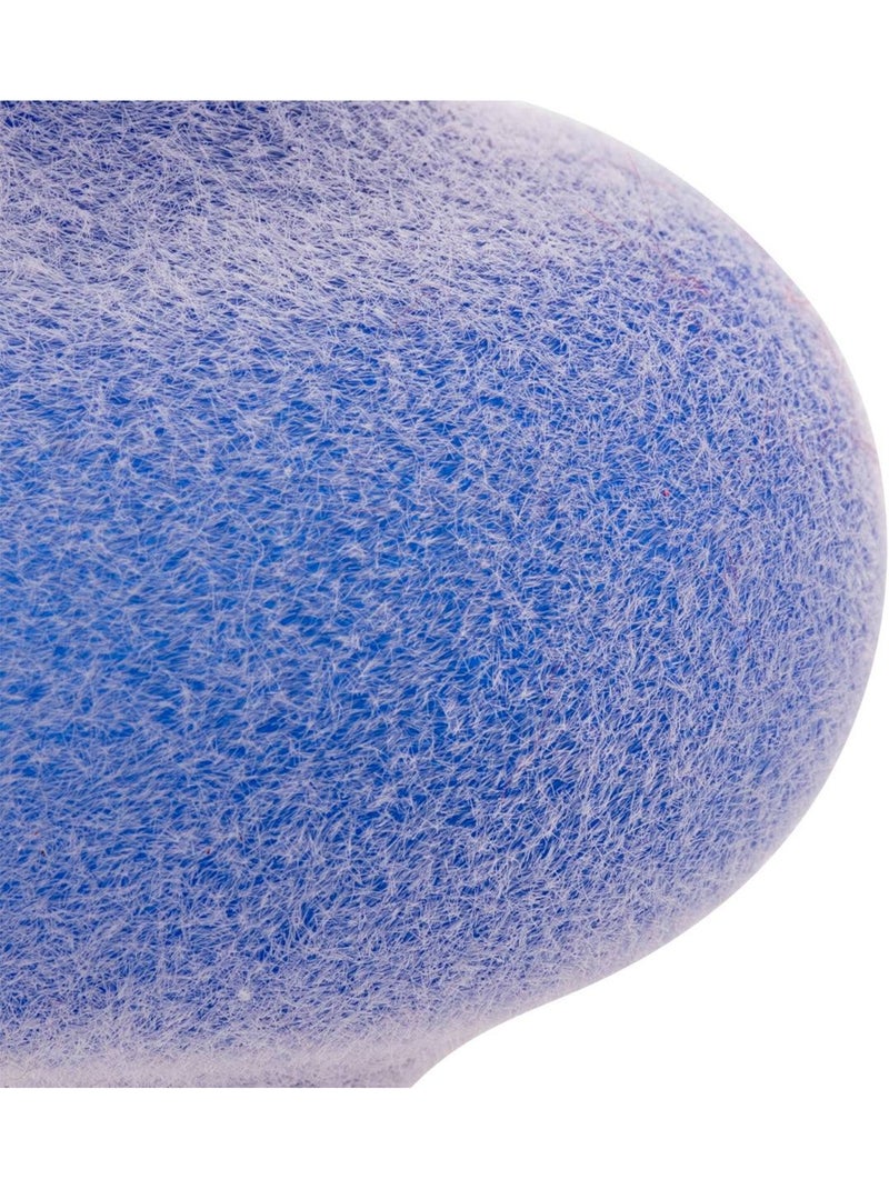 Sdn plast oignon floq bleu 8cm Bleu clair - Kiabi