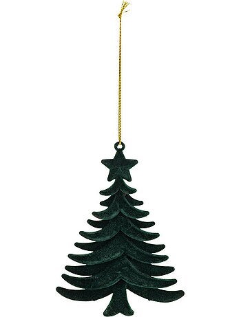 Sdn plf sapin velour vert 14cm