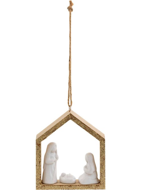 Sdn resine creche maison 13cm - Kiabi