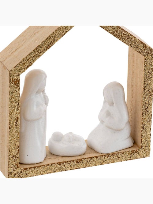 Sdn resine creche maison 13cm - Kiabi