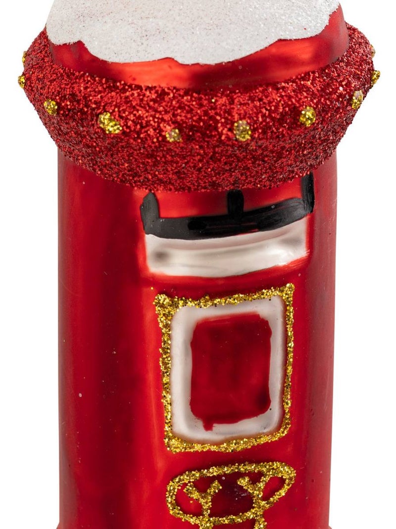 Sdn verre boite lettre rg 11cm Rouge - Kiabi