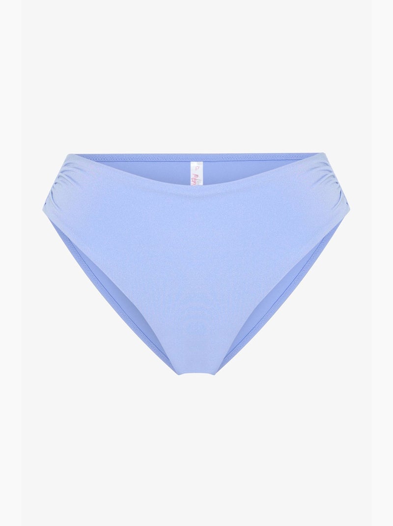 Seashell bas de bikini froncé penti Bleu ciel - Kiabi