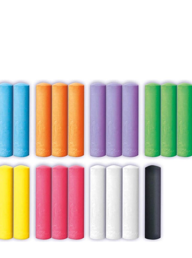 Seau de 20 craies O' Color pastels Seau de 20 craies O' Color pastels
