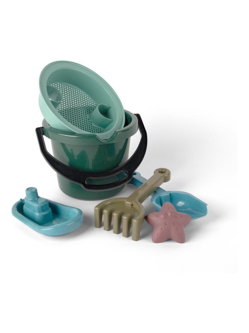 Seau de plage avec accessoires Vert - Kiabi