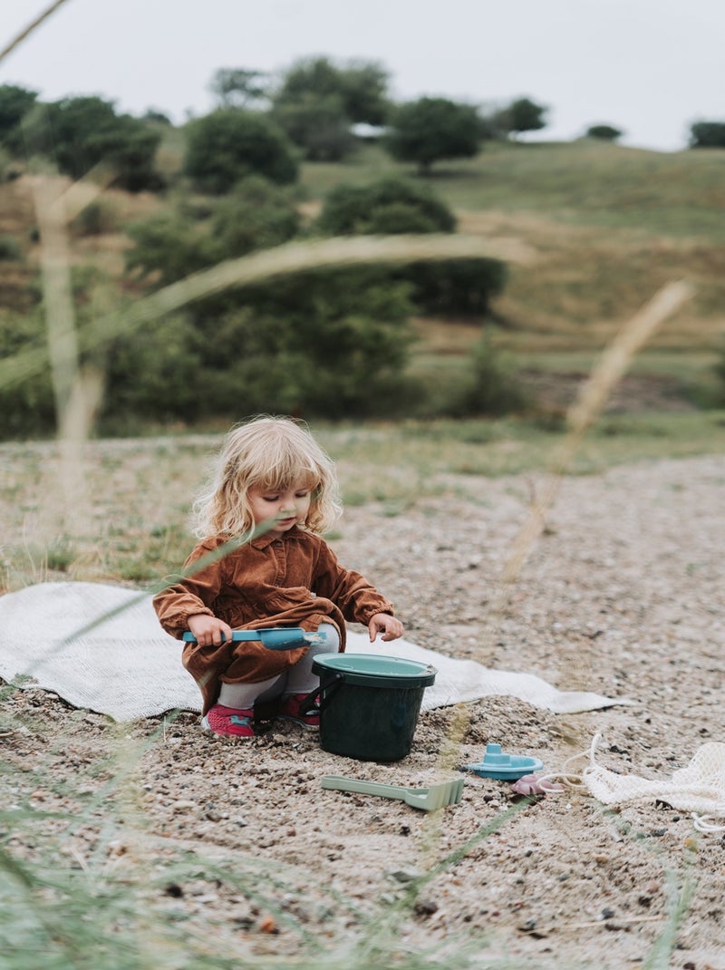 Seau de plage avec accessoires Vert - Kiabi