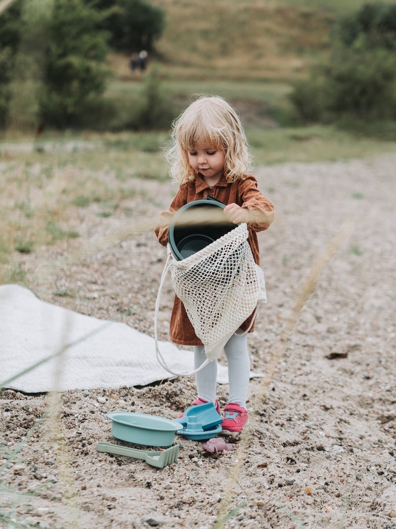 Seau de plage avec accessoires Vert - Kiabi