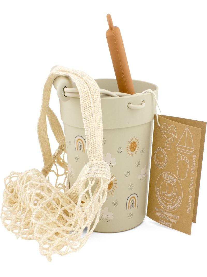 Seau de plage en silicone Arc-en-ciel Beige - Kiabi