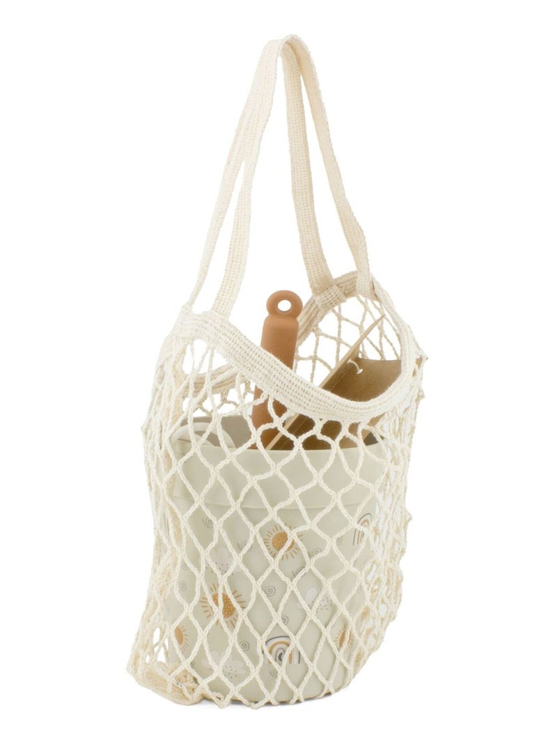 Seau de plage en silicone Arc-en-ciel Beige - Kiabi