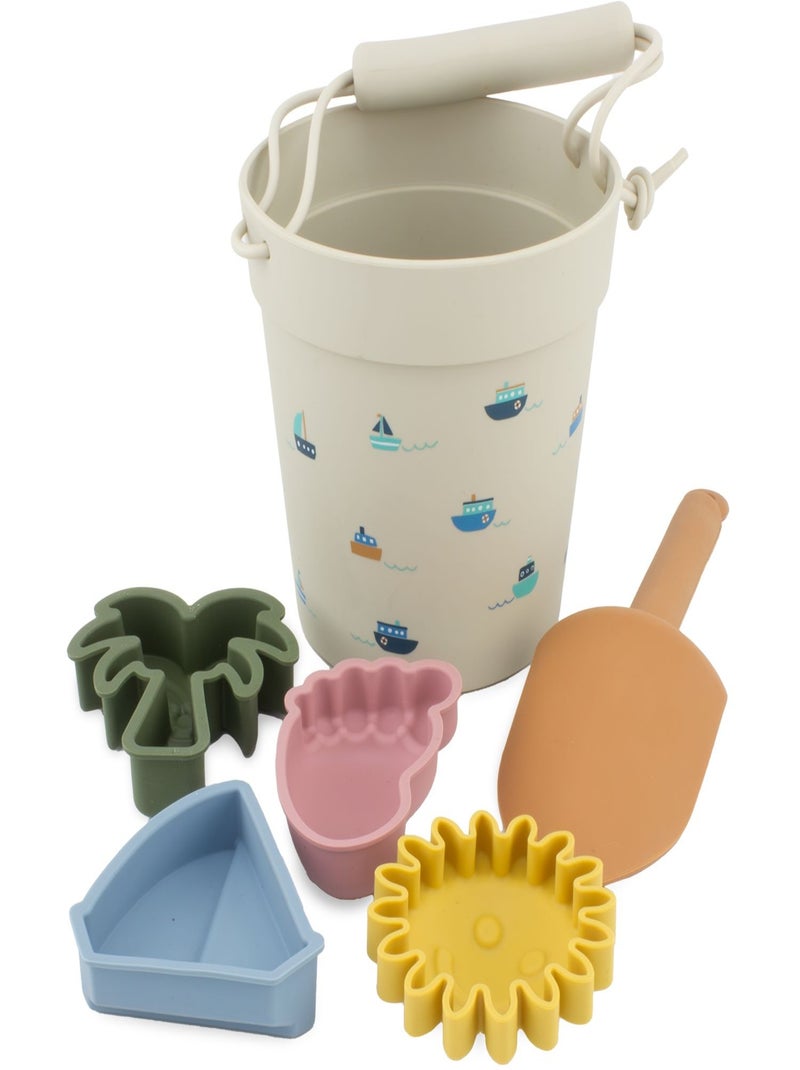 Seau de plage en silicone La Mer Beige - Kiabi