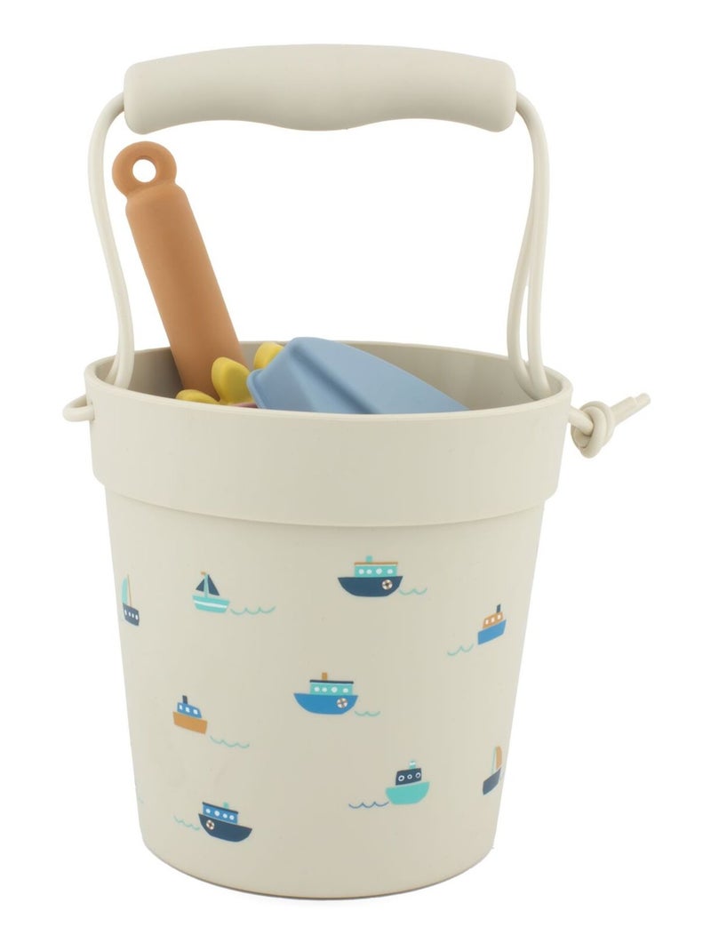 Seau de plage en silicone La Mer Beige - Kiabi