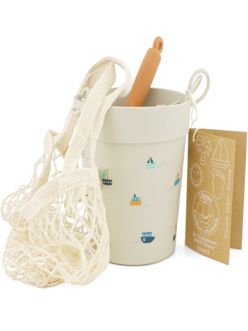 Seau de plage en silicone La Mer Beige - Kiabi