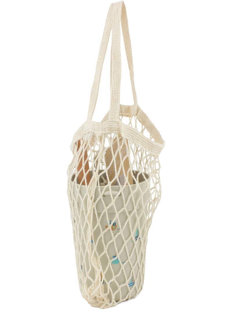 Seau de plage en silicone La Mer Beige - Kiabi