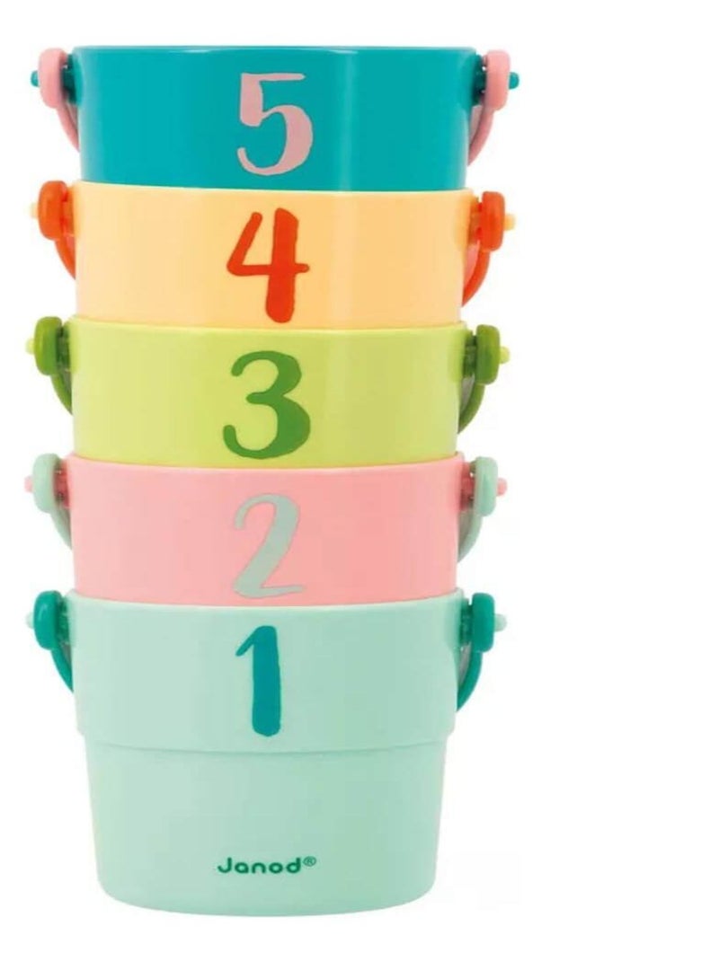 Seaux de Bain Mes Bébé Animaux Multicolore - Kiabi