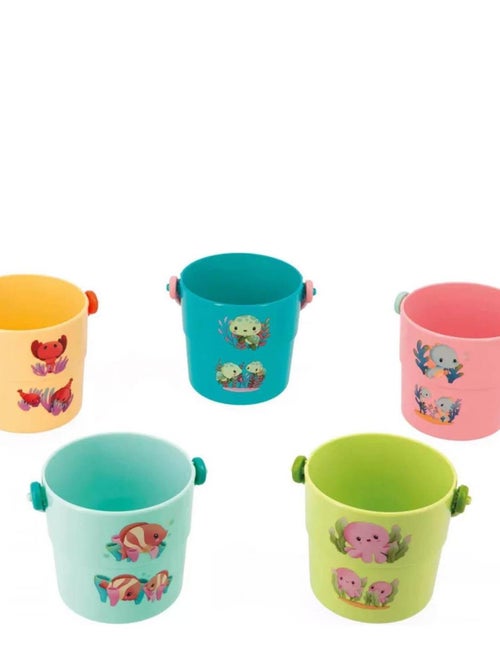 Seaux de Bain Mes Bébé Animaux - Kiabi