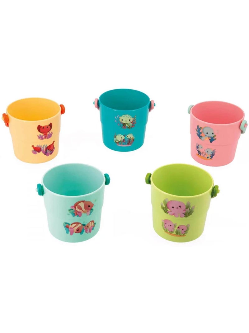Seaux de Bain Mes Bébé Animaux N/A - Kiabi