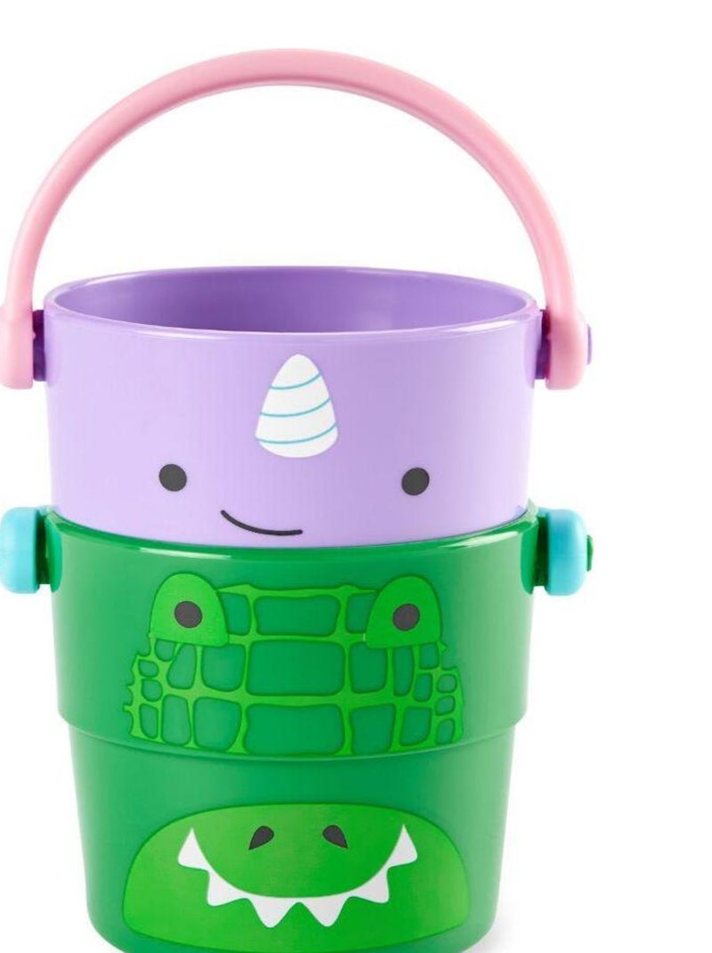Seaux de bain Zoo (5 pièces) Multicolore - Kiabi