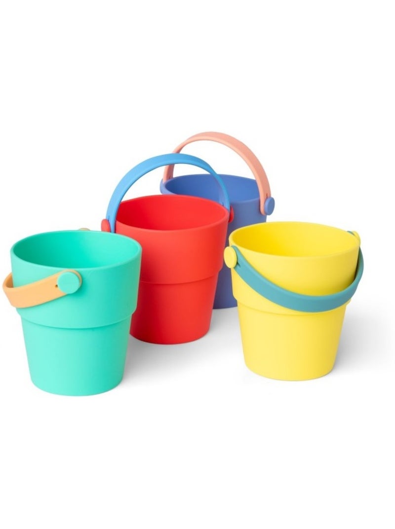 Seaux empilables en silicone Vert - Kiabi