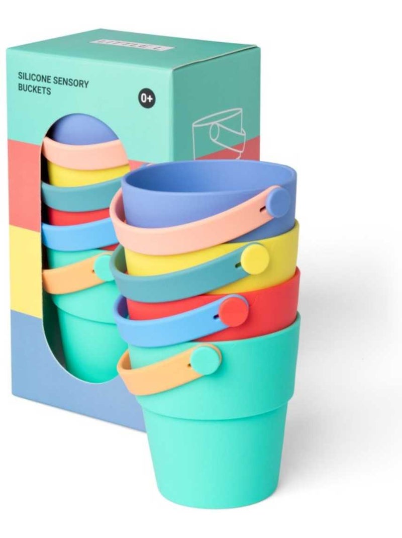 Seaux empilables en silicone Vert - Kiabi