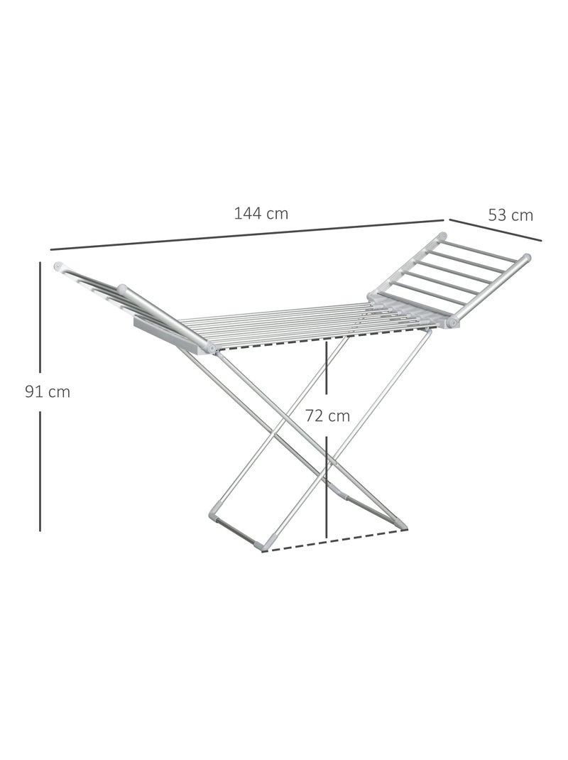Séchoir étendoir à linge alu. 230W Gris - Kiabi