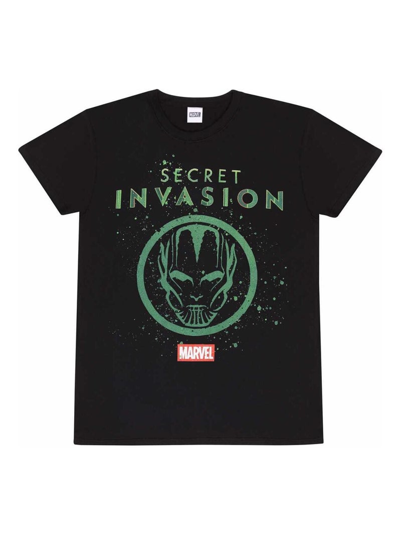 Secret Invasion - T-shirt Noir Vert - Kiabi