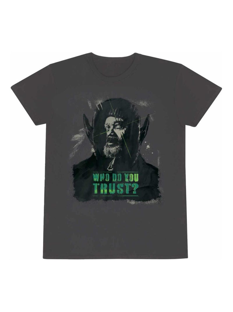 Secret Invasion - T-shirt WHO DO YOU TRUST Gris - Kiabi