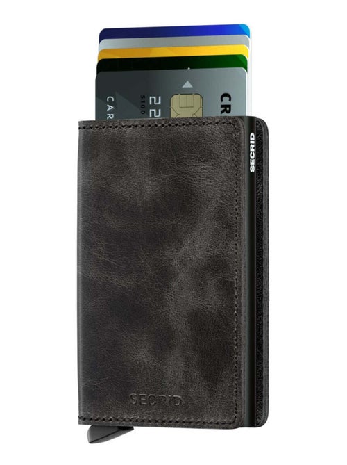 Secrid Porte cartes Anti-Piratage Slimwallet Vintage  /Black - Kiabi