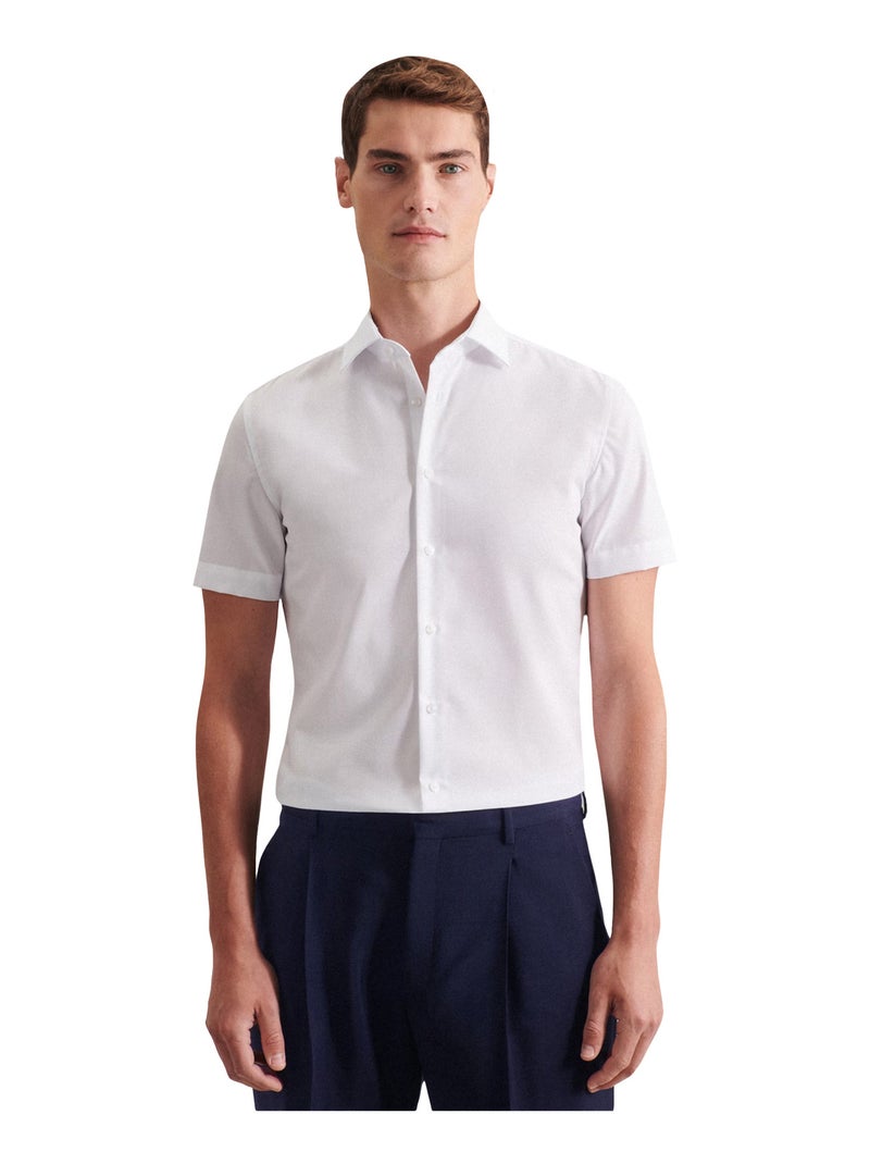 Seidensticker - Chemise manches courtes Blanc - Kiabi