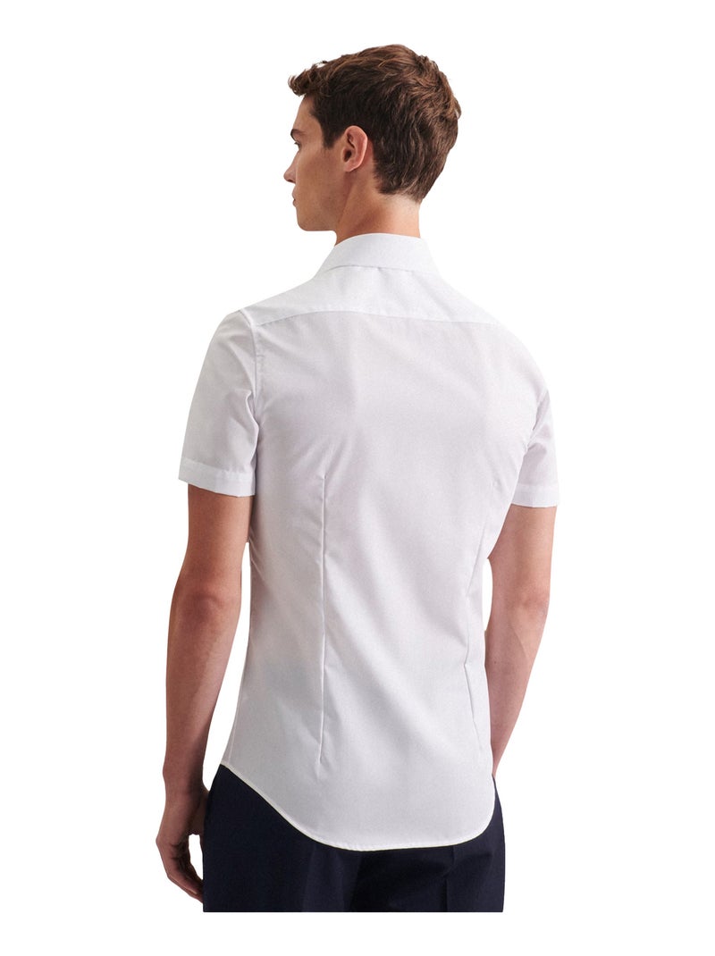 Seidensticker - Chemise manches courtes Blanc - Kiabi