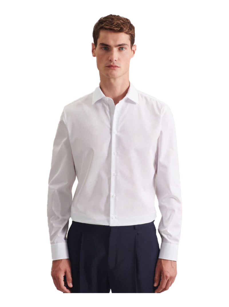 Seidensticker - Chemise manches longues Blanc - Kiabi