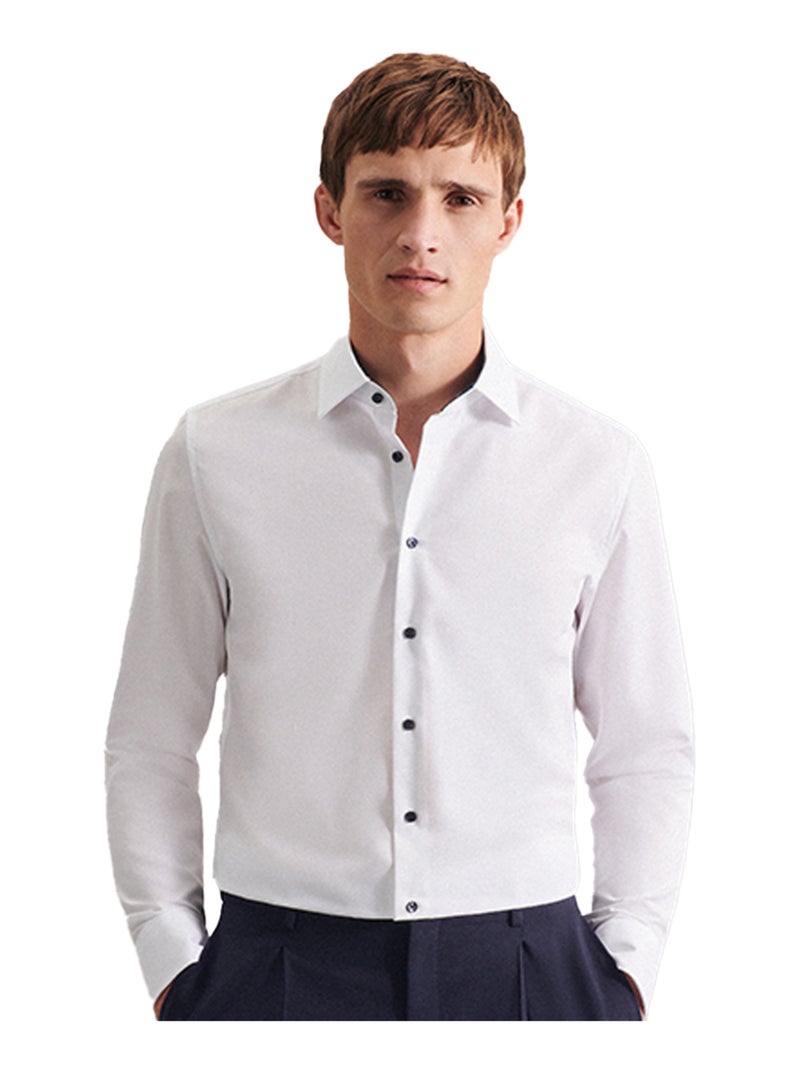 Seidensticker - Chemise manches longues Blanc - Kiabi