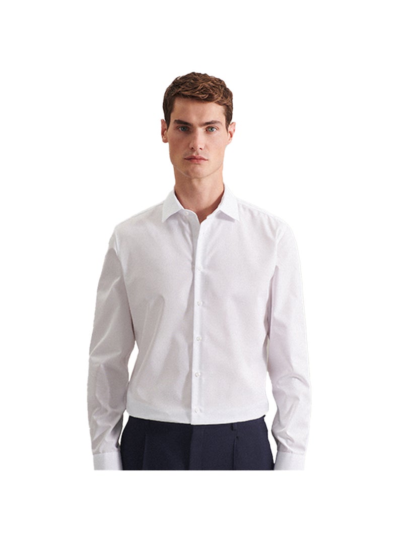 Seidensticker - Chemise manches longues Blanc - Kiabi